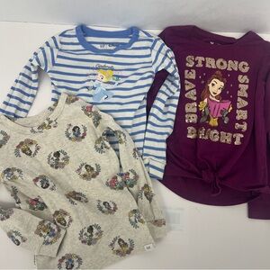 GAP Disney princess lot of 3 Toddler Shirts
